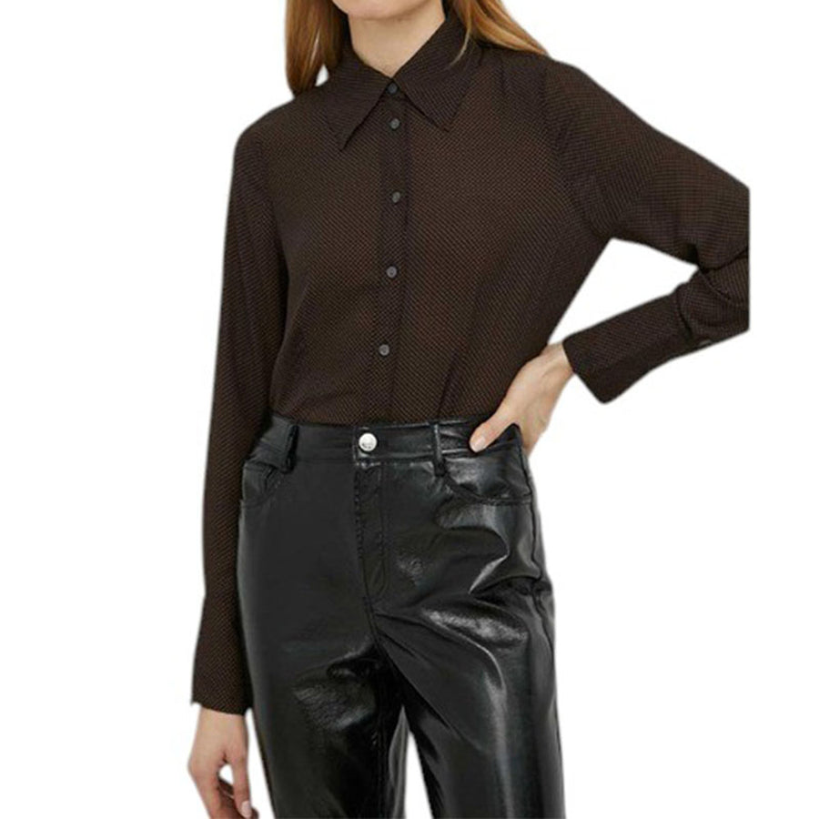 Levi's Donna Blouse top marrone camicia casual taglia S