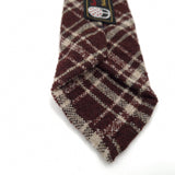 Suitsupply Luxury Tie Necktie Plaid Check Wool Made In Italy, detail view 3, image 5 of 8