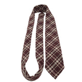 Suitsupply Luxury Tie Necktie Plaid Check Wool Made In Italy, detail view 6, image 8 of 8