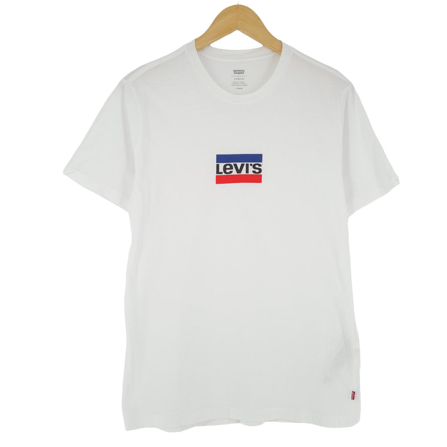 Levi's Women Tee T Shirt White Cotton Size M