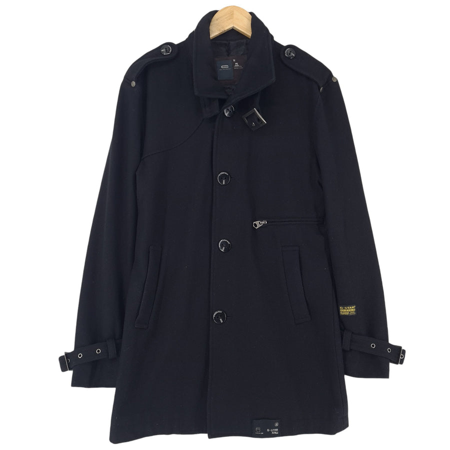 Vintage G-Star manteau Femme laine noir taille M