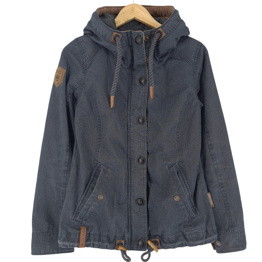 Naketano veste Femme coton gris à capuche taille S