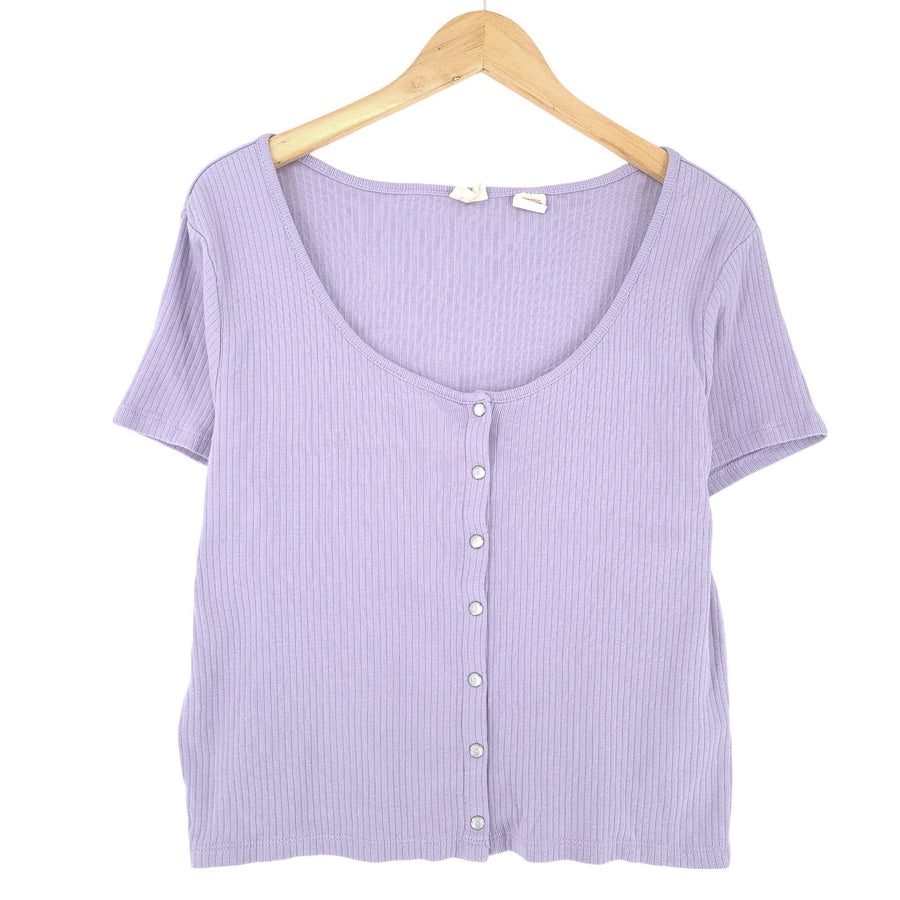 Levi's Femme Blouse haut violet coton taille XL