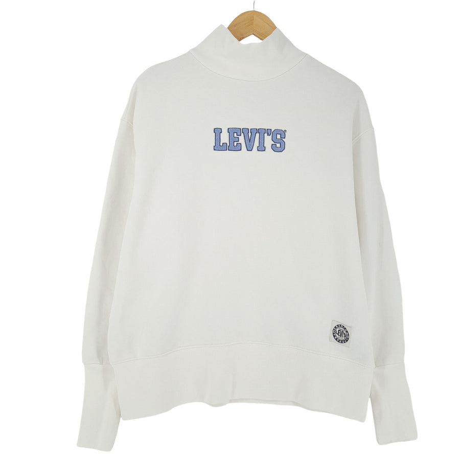 Levi's sweat pull Pullover Femme coton blanc taille XS
