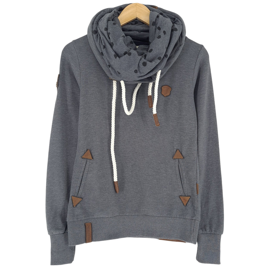Naketano sweat à capuche pull Femme coton gris taille XS