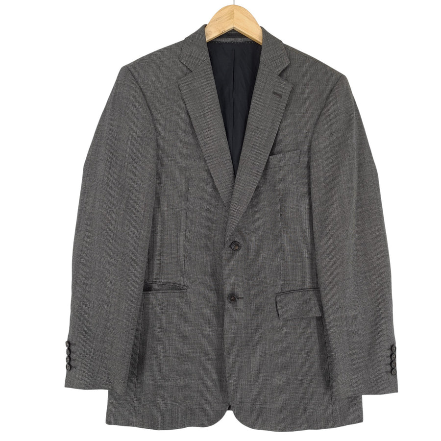 Strellson Blazer Jacket Virgin Wool Linen Grey Size EU 48 UK/US 38