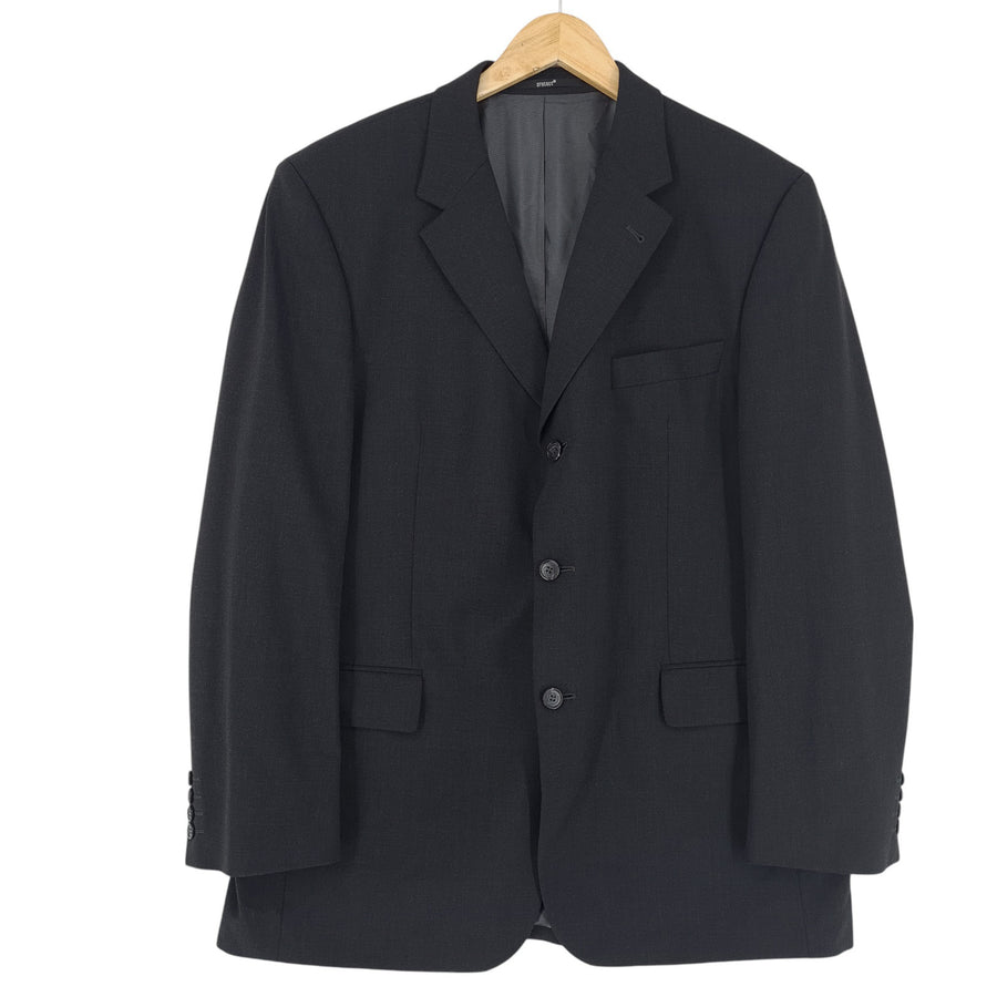 Digel Blazer Jacket Stretch Virgin Wool Grey Size EU 54 UK/US 44