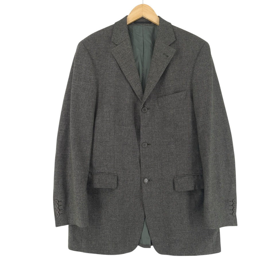 Strellson Blazer Jacket Wool Cashmere Grey Size EU 52 UK/US 42