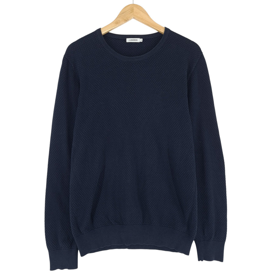 J.Lindeberg Jumper Sweater Men Dexter Circle Structure Cotton Size M