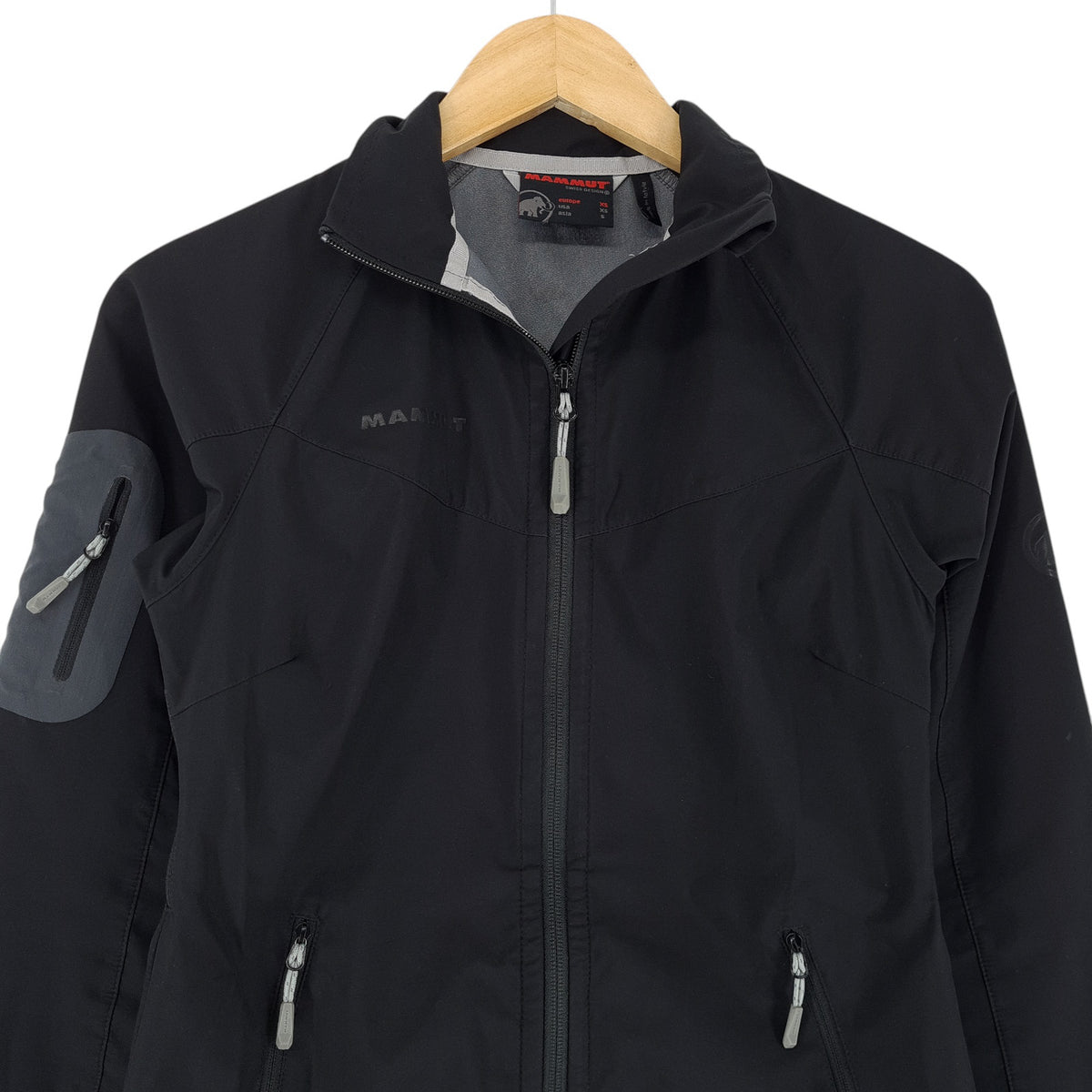 Mammut Soft Shell Jacket Women Windstopper Hiking Black Size XS, back view, image 2 of 9