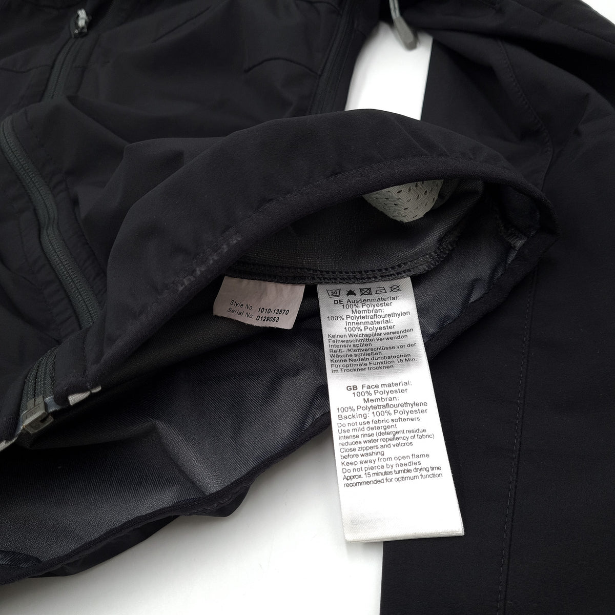 Mammut Soft Shell Jacket Women Windstopper Hiking Black Size XS, detail view 5, image 7 of 9