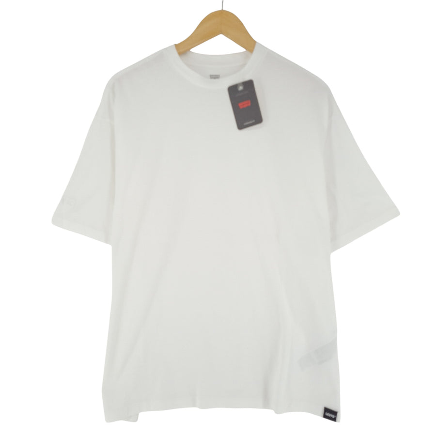 Levi's Femme T-shirt T chemise blanc décontracté coton oversize taille S