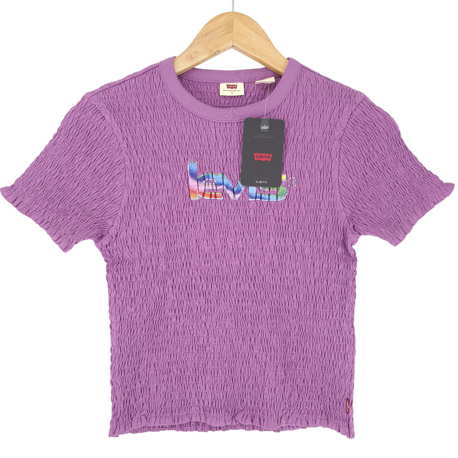 Levi's Femme Blouse haut violet coton taille S