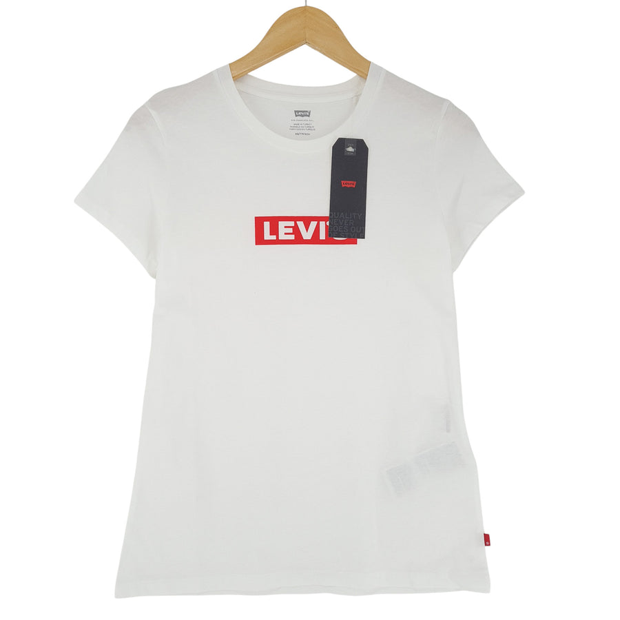 Levi's Femme T-shirt T chemise coton blanc taille XS