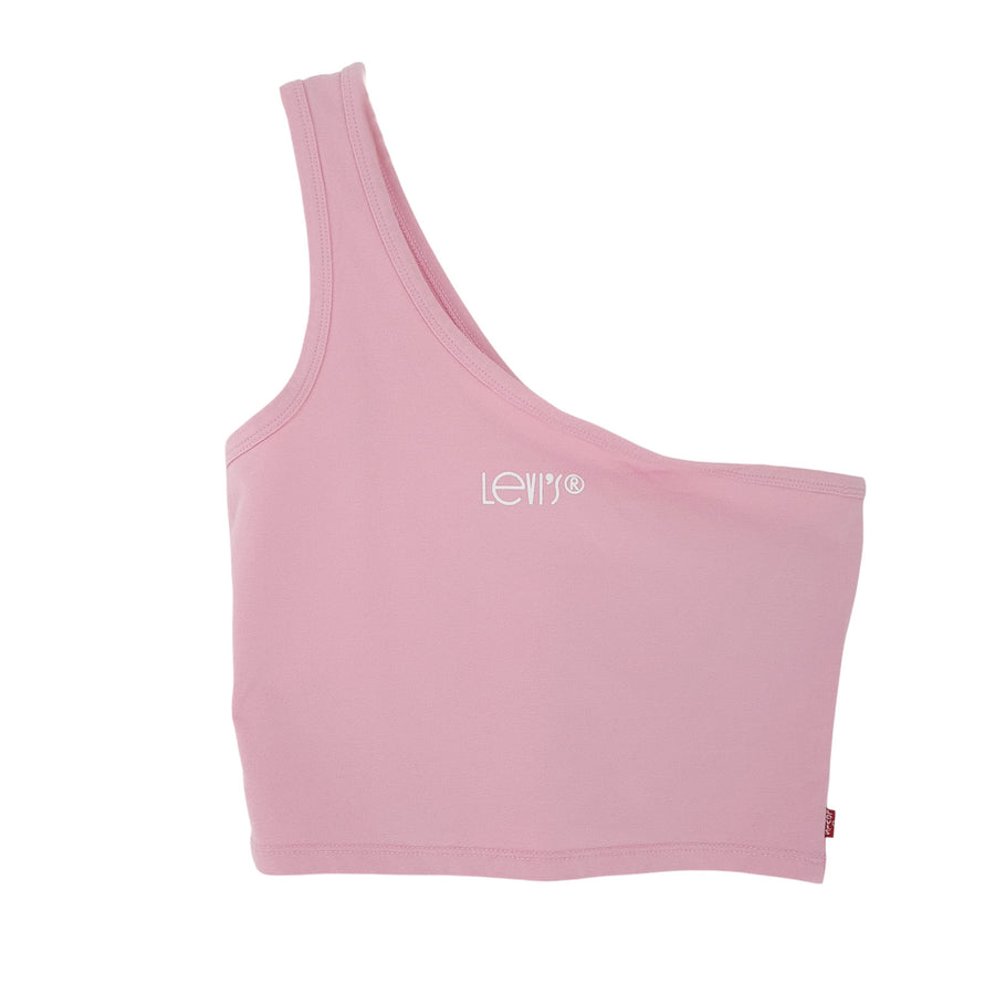 Levi's Femme T-shirt T chemise Pink stretch coton Crop haut taille XS