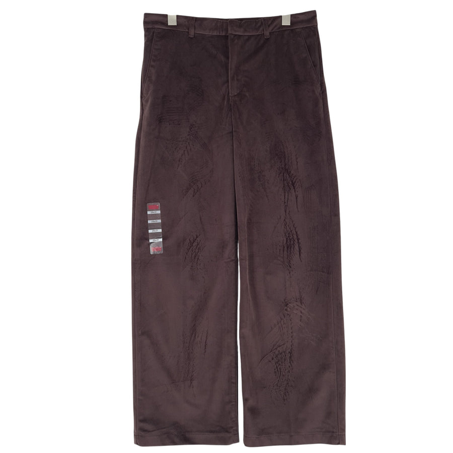 Levi's Women Trousers Pants Baggy Loose Relaxed Velvet Size W29 L31