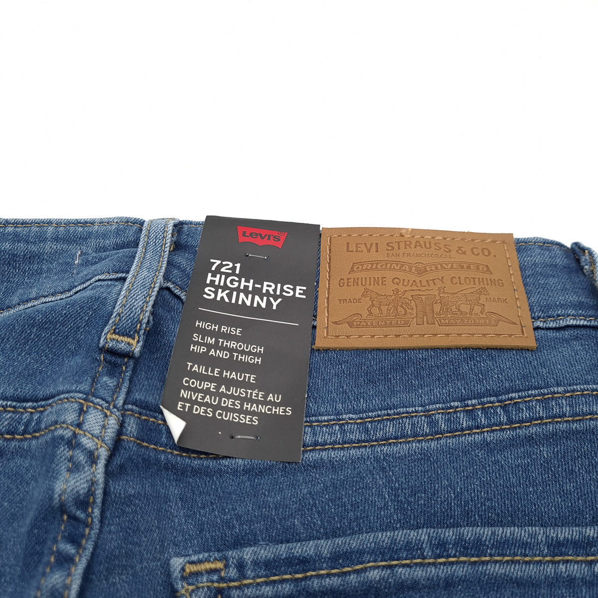 Levi's Jeans 721 High Rise Skinny Women Slim Size W23 L30, detail view 3, image 5 of 12