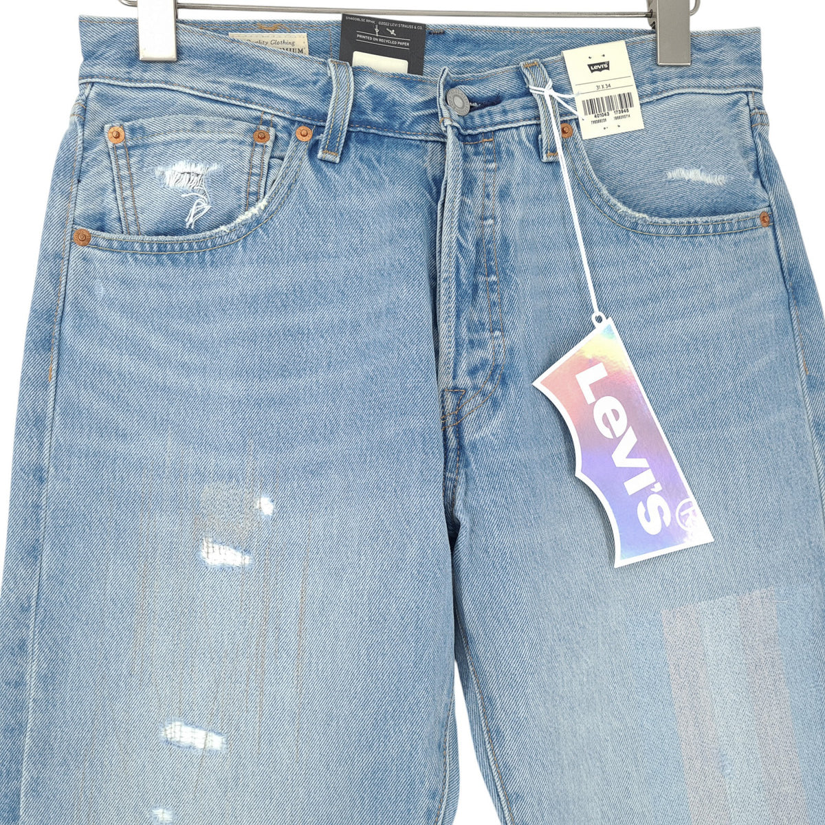 Levi's Jeans 501 53 Men Regular Straight Size W31 L34, back view, image 2 of 11
