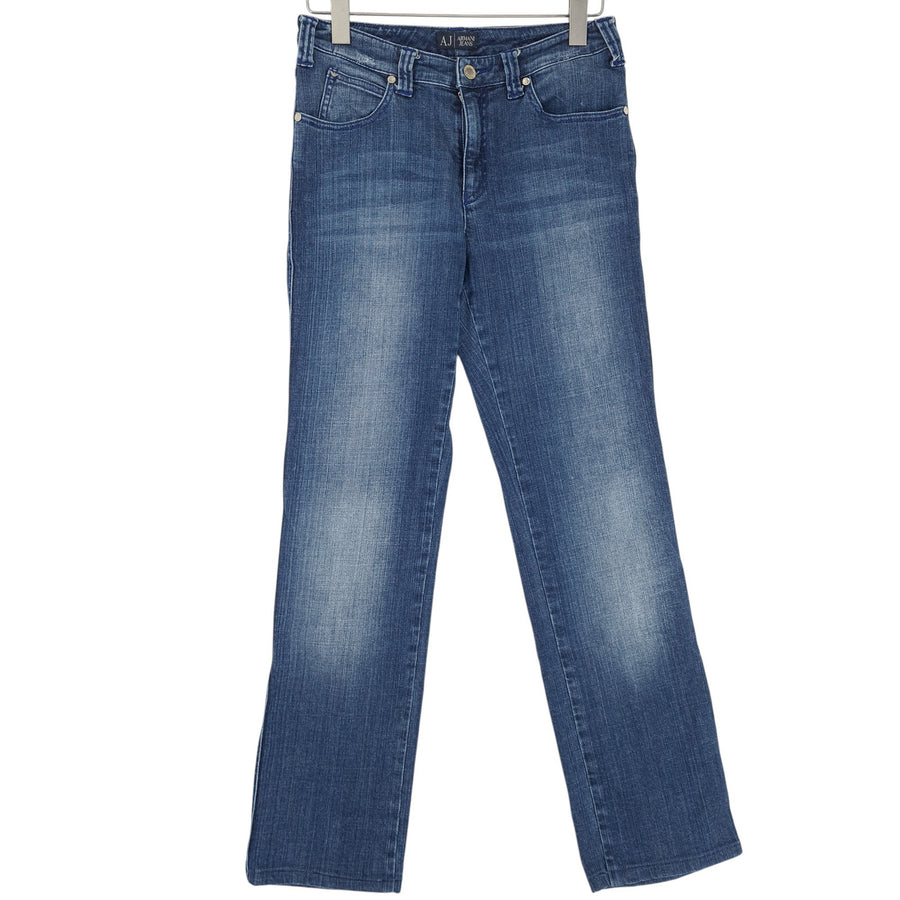 Vintage Armani jean J75 Femme stretch slim droit taille W28 L30