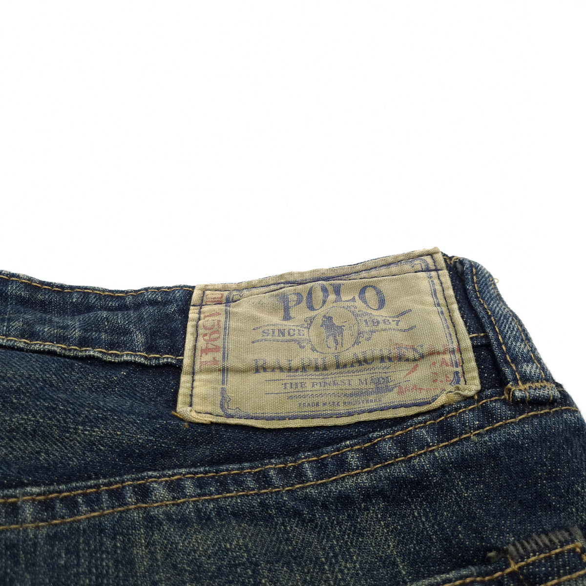 Vintage Polo Ralph Lauren Jeans Men Regular Straight Size W32 L34, detail view 3, image 5 of 8