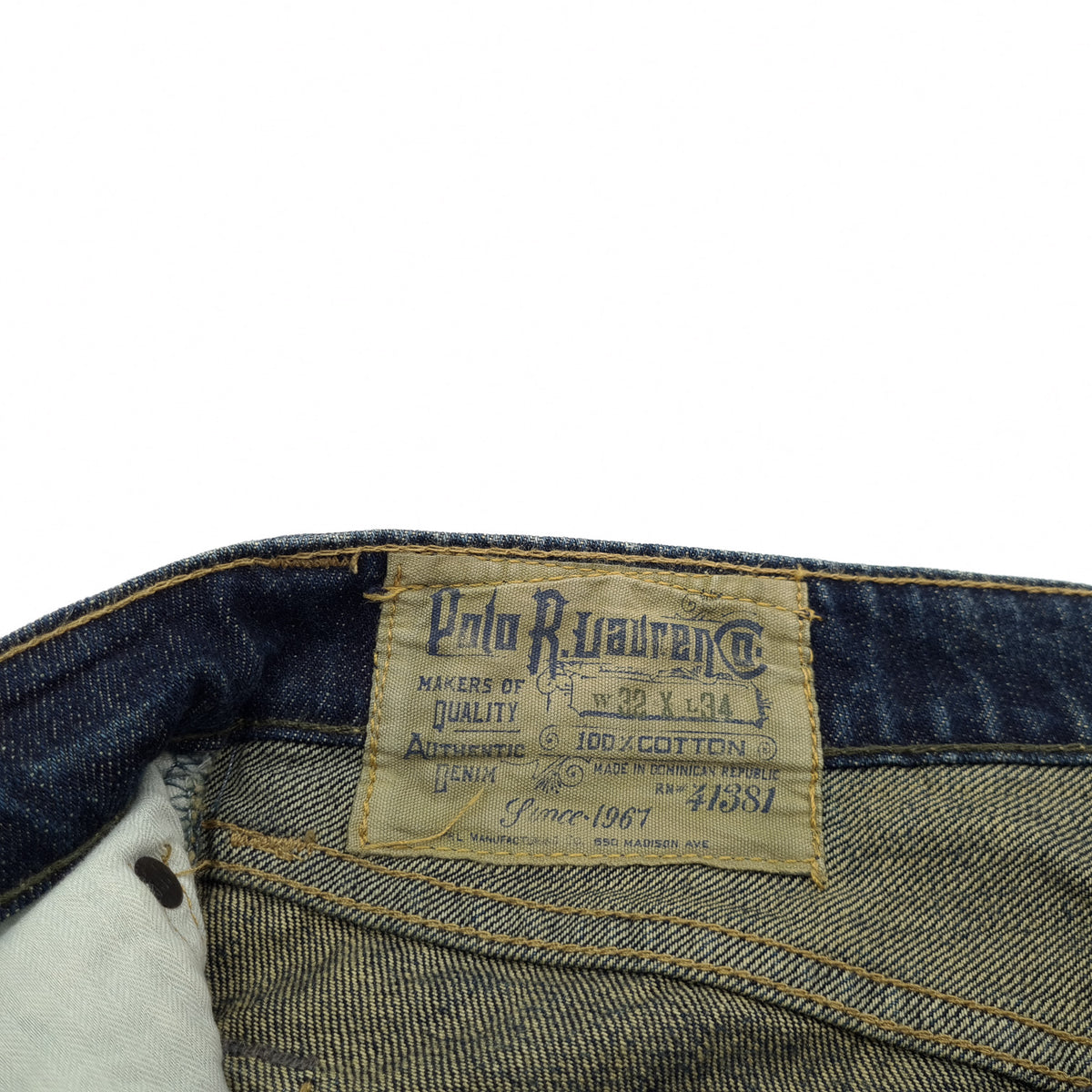 Vintage Polo Ralph Lauren Jeans Men Regular Straight Size W32 L34, detail view 5, image 7 of 8