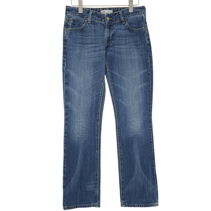 Vintage Levi's jean 470 droit Femme classique taille W31 L32