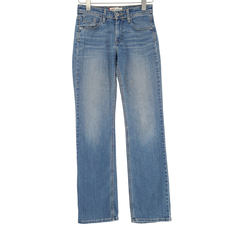 Vintage Levi's jean 627 droit Femme stretch classique taille W26 L32