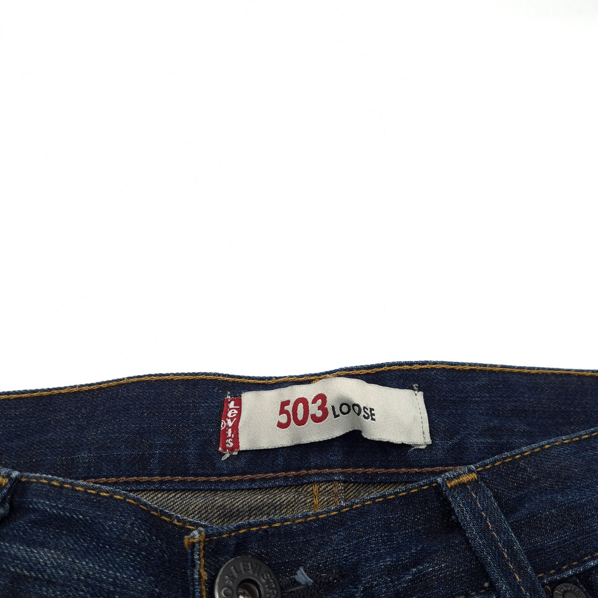 Vintage Levi's Jeans 503 Loose Men Loose Relaxed Straight Size W32 L28, detail view 3, image 5 of 8