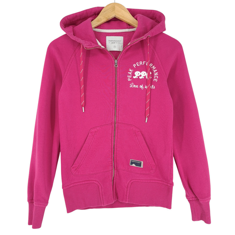 Vintage Peak Performance sweat à capuche Pullover sweat Femme Pink taille XS