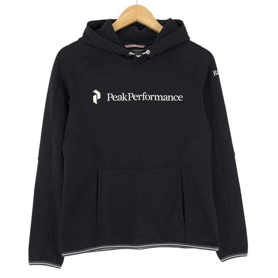 Peak Performance sweat à capuche Pullover sweat Femme noir stretch taille S