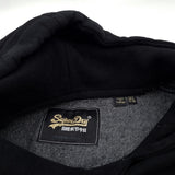 Vintage Superdry Hoodie Pullover Sweatshirt Women Black Size XS 36, detail view 2, image 4 of 8
