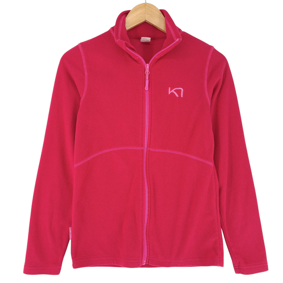 Kari Traa Fleece Jacket Women Outdoor Activewear Pink Size S