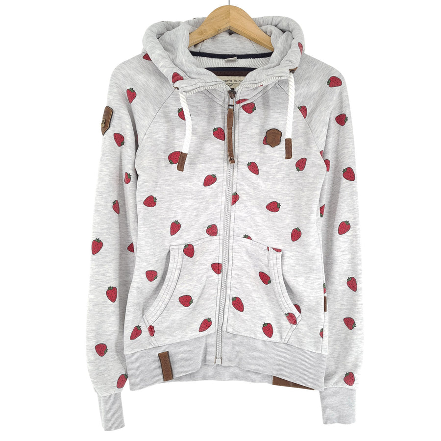 Naketano sweat à capuche Pullover sweat Femme zip intégral Strawberry taille S