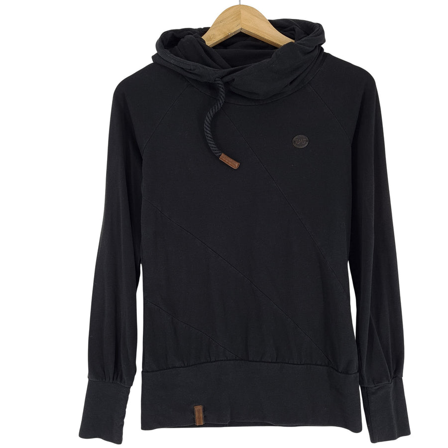Naketano sweat à capuche Pullover sweat Femme coton noir taille S