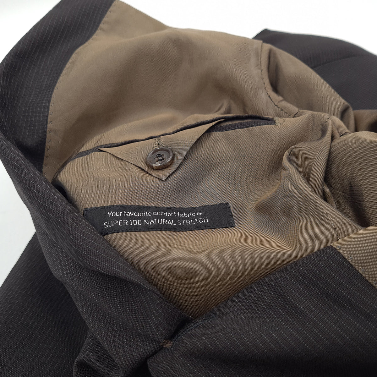 Strellson Blazer Jacket Virgin Wool Grey Size EU 52 UK/US 42, detail view 3, image 5 of 9