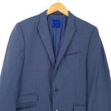 JOOP! Blazer Jacket Virgin Wool Blue Size EU 48 UK/US 38, back view, image 2 of 9