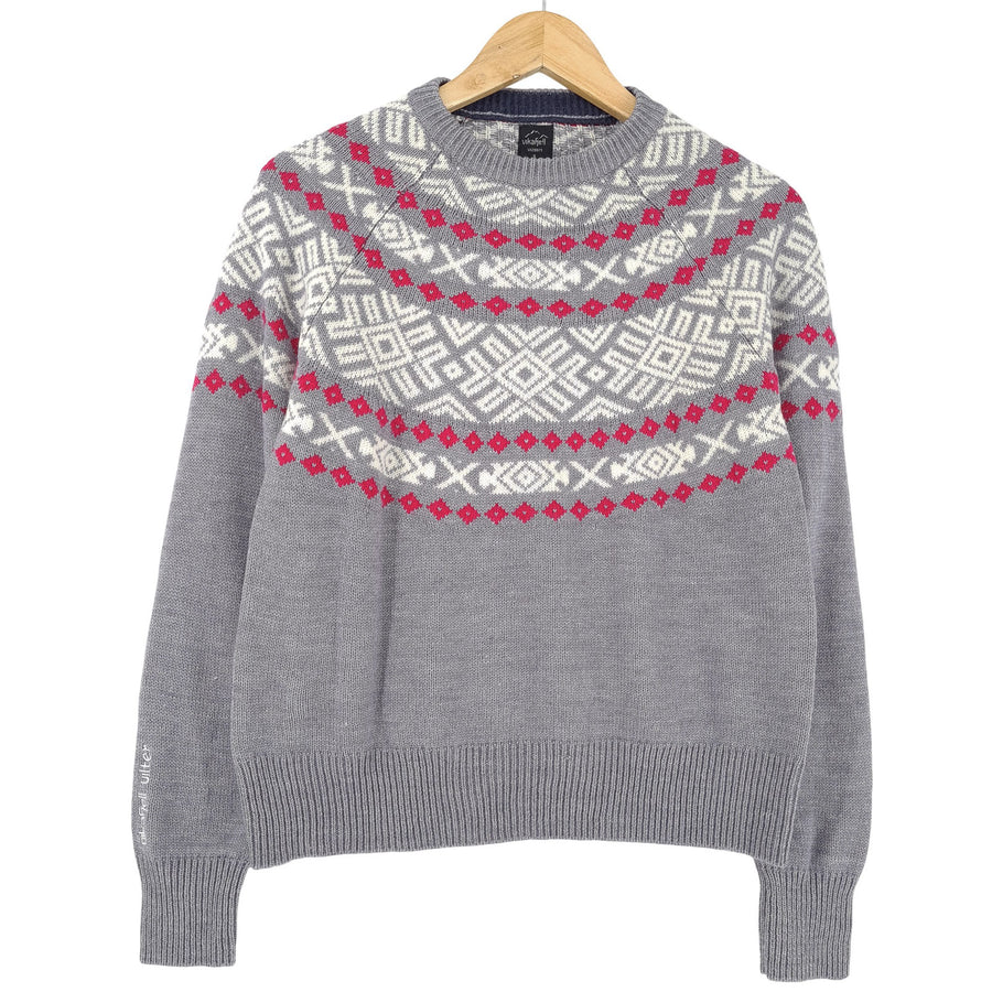 Vintage Vikafjell Nordic Jumper Sweater Norway Fair Isle Women Size S