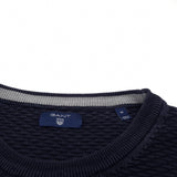 GANT Jumper Sweater Pullover Men Blue Cotton Size M, detail view 2, image 4 of 7