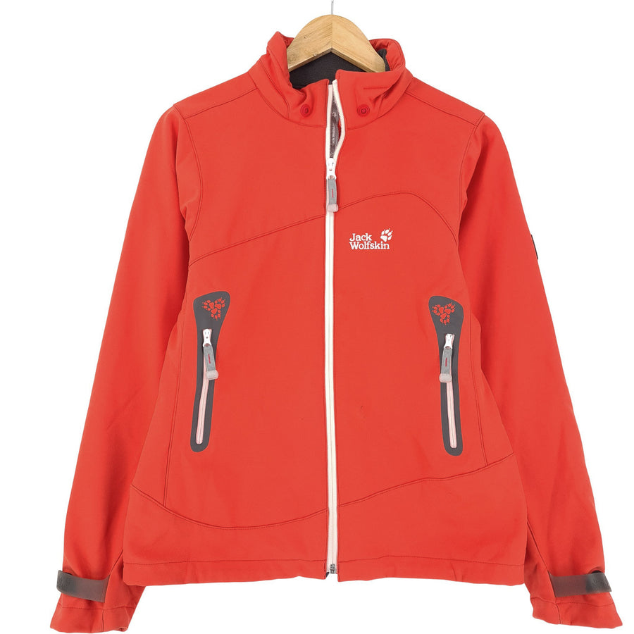 Jack Wolfskin Soft Shell veste Femme coupe-vent rouge taille S