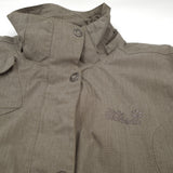 Jack Wolfskin Jacket Women Waterproof Texapore Hiking Rain Coat Grey Size M, detail view 3, image 5 of 9