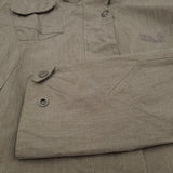 Jack Wolfskin Jacket Women Waterproof Texapore Hiking Rain Coat Grey Size M, detail view 6, image 8 of 9