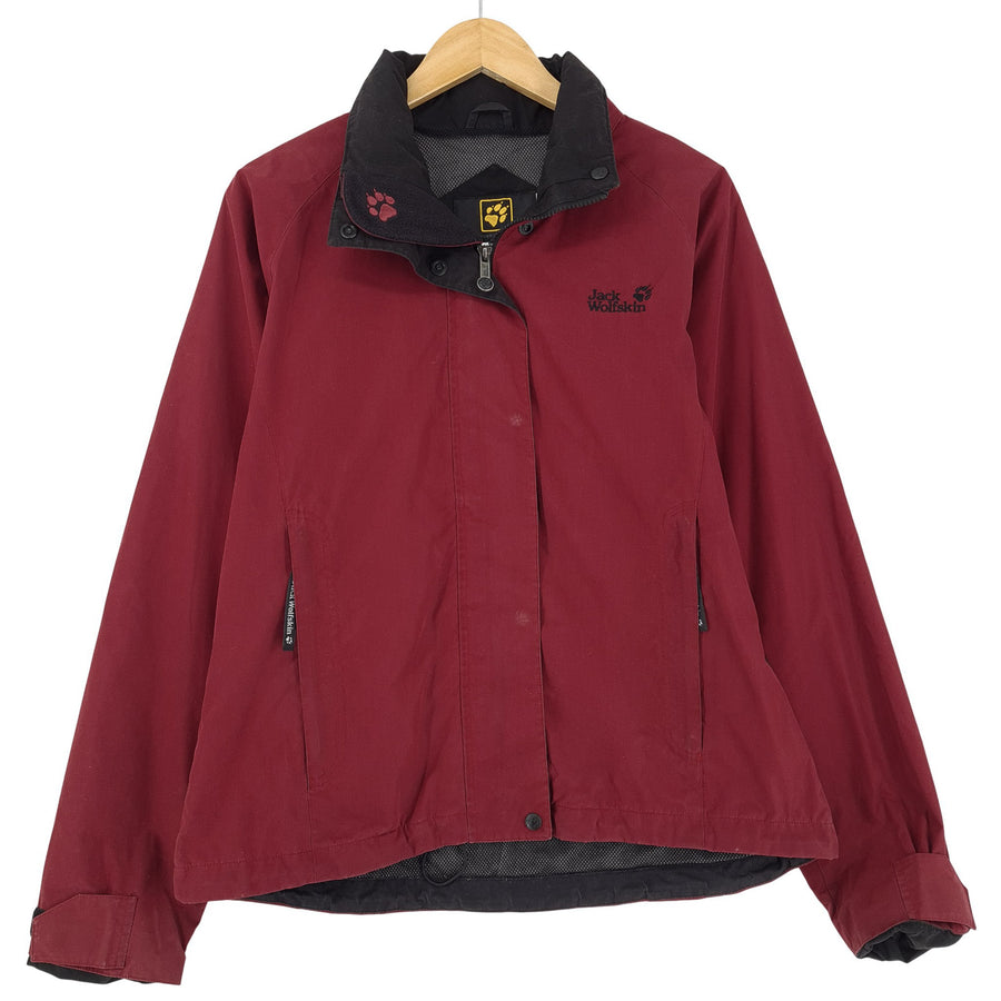 Jack Wolfskin veste Femme imperméable Texapore Hiking Rain manteau rouge taille L