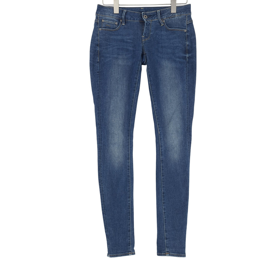 G-Star Jeans 3301 Low Skinny Women Stretch Slim Size W28 L34