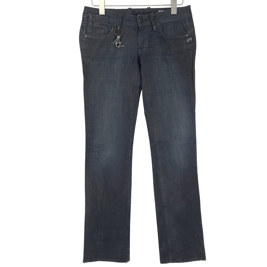 Vintage G-Star Jeans Elect Straight Leg Damen Stretch Slim Fit Größe W29 L32
