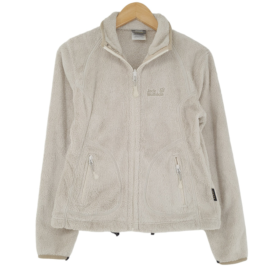 Jack Wolfskin Fleece Jacke Damen Soft Warm Outdoor Hiking Nanuk Größe XS