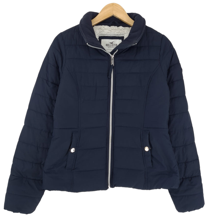 Hollister doudoune Femme Quilted Winter manteau bleu taille S