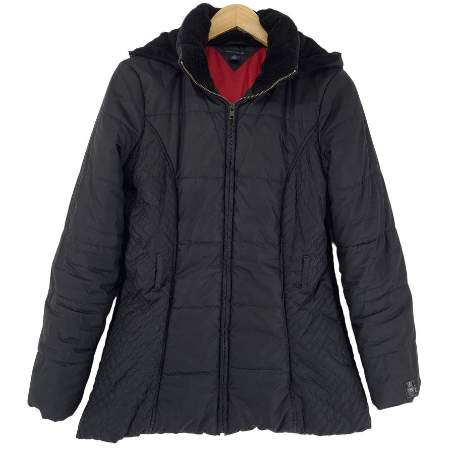 Vintage Tommy Hilfiger décontracté veste Femme Puffer Quilted manteau taille M