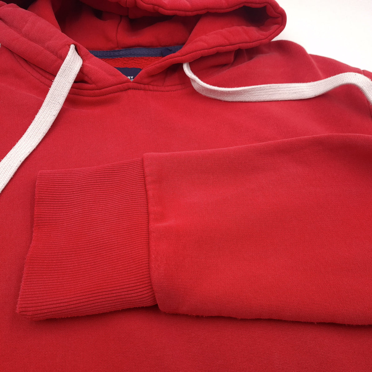 Superdry Hoodie Pullover Sweatshirt Men Red Cotton Size S, detail view 7, image 9 of 10