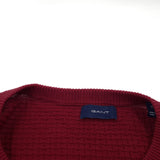 GANT Jumper Sweater Pullover Men Burgundy Red Cotton Size S, detail view 2, image 4 of 8