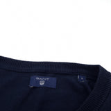 GANT Jumper Sweater Pullover Men Blue Cotton Size S, detail view 2, image 4 of 7